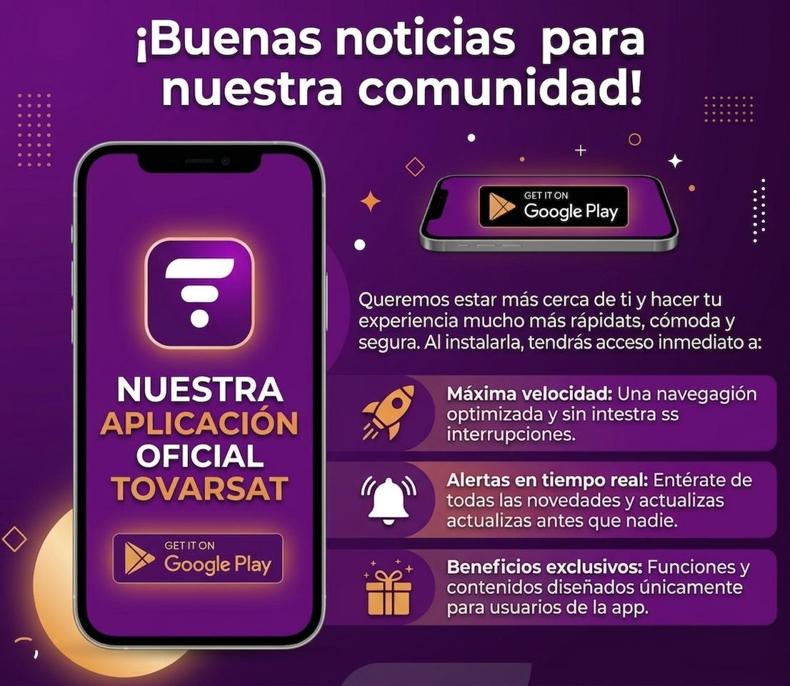 Descarga la aplicación de Tovarsat
